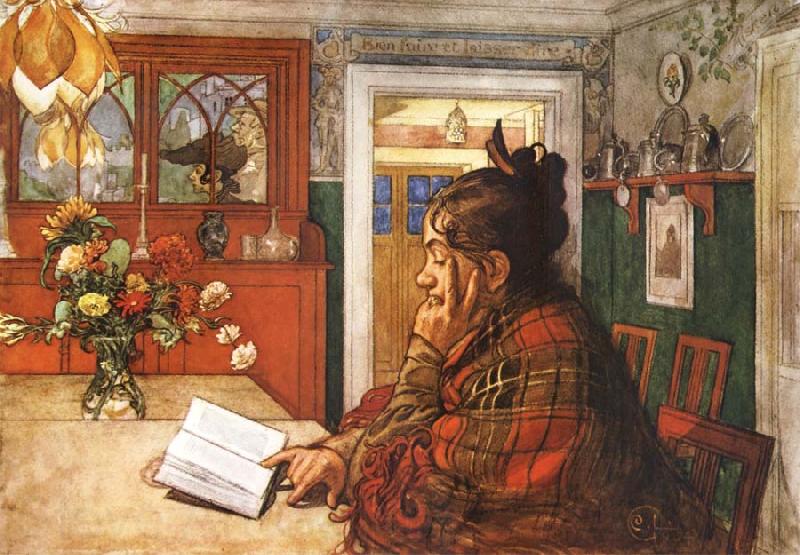 Carl Larsson Karin,Reading